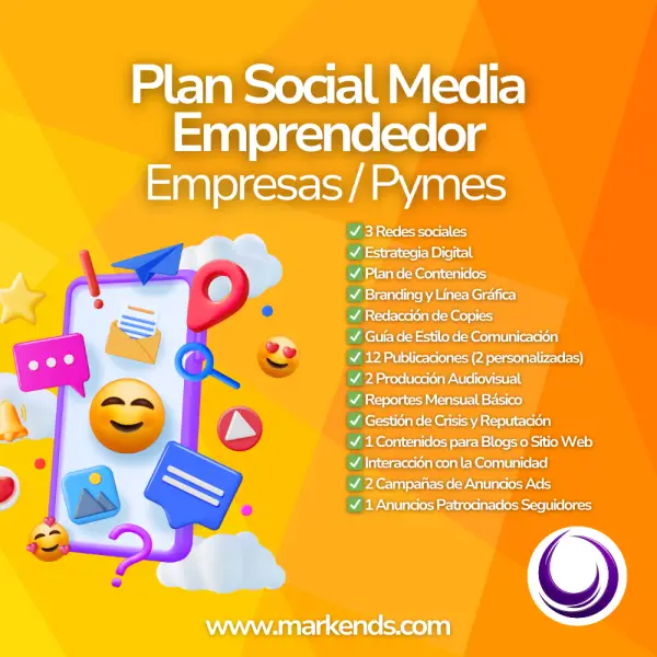 Plan Social Media Emprendedor